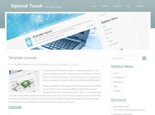 Optimal Touch Free Website Template