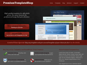 PremiumTemplateShop Free Website Template