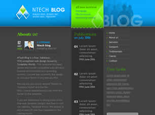 NTech Blog Free Website Template