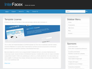 InterFacex Free Website Template