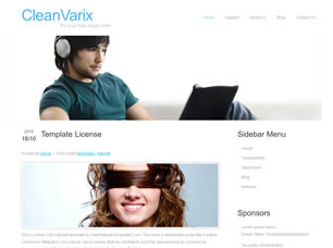 CleanVarix Free Website Template