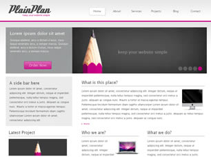 PlainPlan Free Website Template