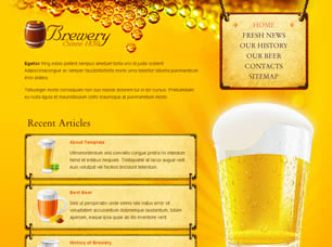 Brewery Free CSS Template
