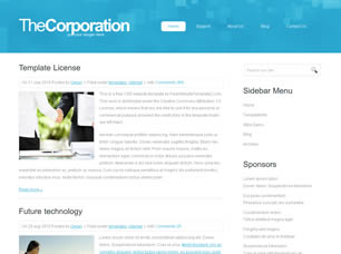 TheCorporation Free CSS Template