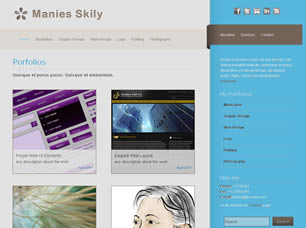Manies Skily Free Website Template