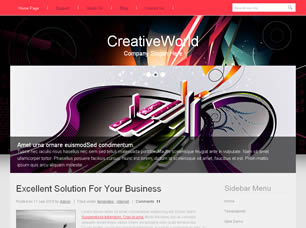 CreativeWorld Free Website Template