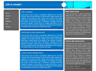 Life is Simple Free CSS Template
