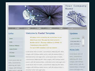 Pastel Free Website Template