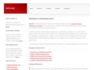Rational Free Website Template