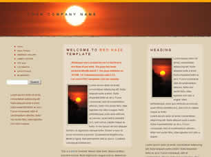 Red Haze Free CSS Template