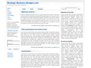Strategic Business Designs Free Website Template