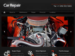 Car Repair Free Website Template