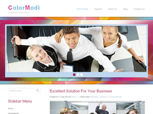 ColorModi Free Website Template