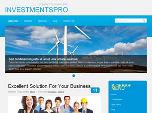Investmentspro Free Website Template