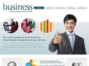 Business Worldwide Solutions Free Website Template