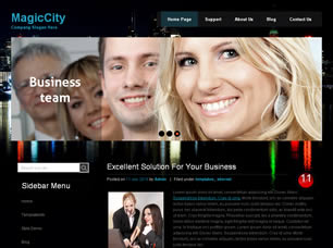 MagicCity Free CSS Template