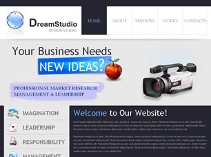 DreamStudio Free Website Template