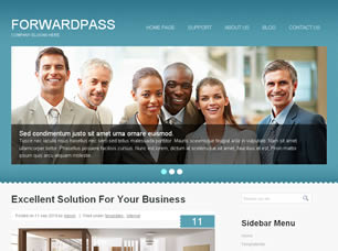 ForwardPass Free Website Template