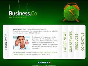 Business.Co Free Website Template