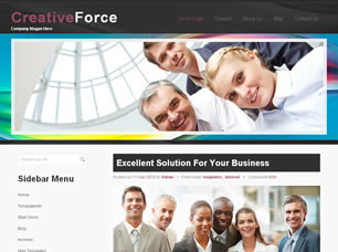 CreativeForce Free Website Template