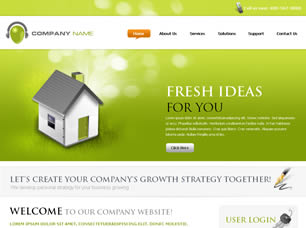 Green Real State Free Website Template