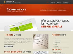 ExpressiveStars Free CSS Template