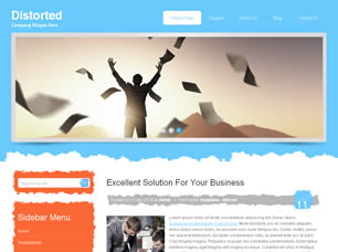 Distorted Free Website Template