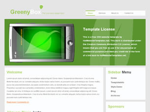GreenyBox Free CSS Template