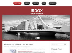 Isdox Free Website Template