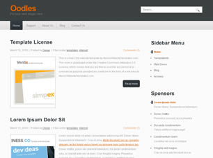 Oodles Free Website Template