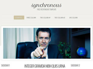 Synchronous Free Website Template