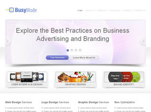 Busymode Free Website Template