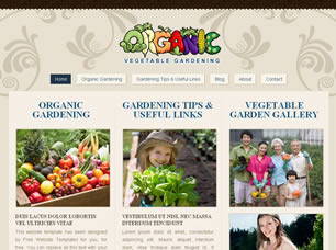 Organic Gardening Free CSS Template