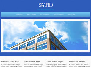 Skylined Free Website Template