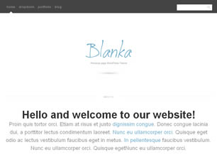 Blanka Free Website Template