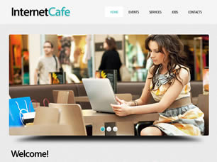 InternetCafe Free Website Template