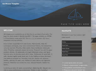 Sea Breeze Free Website Template