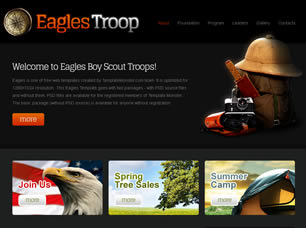 EaglesTroop Free Website Template