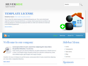 SilverSide Free Website Template