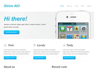 Strive AIO Free Website Template