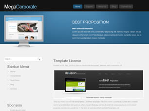 MegaCorporate Free CSS Template