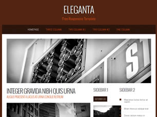 Eleganta Free Website Template