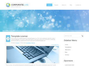 CorporateLuxe Free Website Template