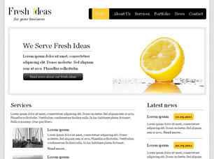 Fresh Ideas Free Website Template