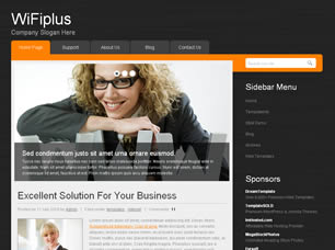WiFiplus Free Website Template