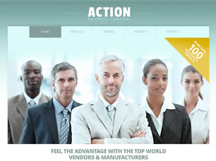 Action Free Website Template