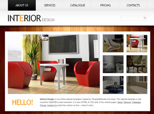 Interior Design Free Website Template