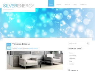SilverEnergy Free CSS Template