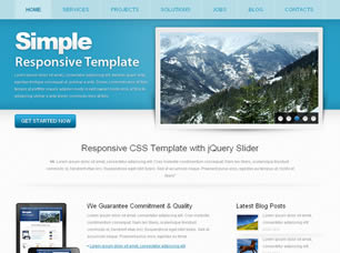 Simple Free Website Template