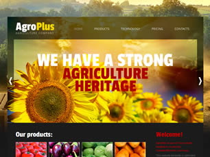 AgroPlus Free CSS Template